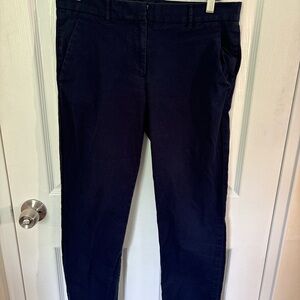 GAP True Straight Navy Trousers